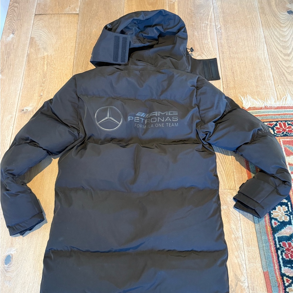 Mercedes AMG Petronas Black Puffer Jacket